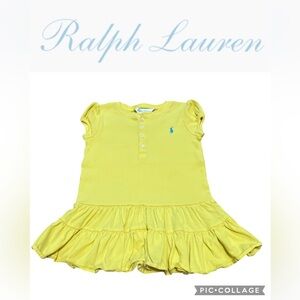 Ralph Lauren Yellow Kids Casual Dress